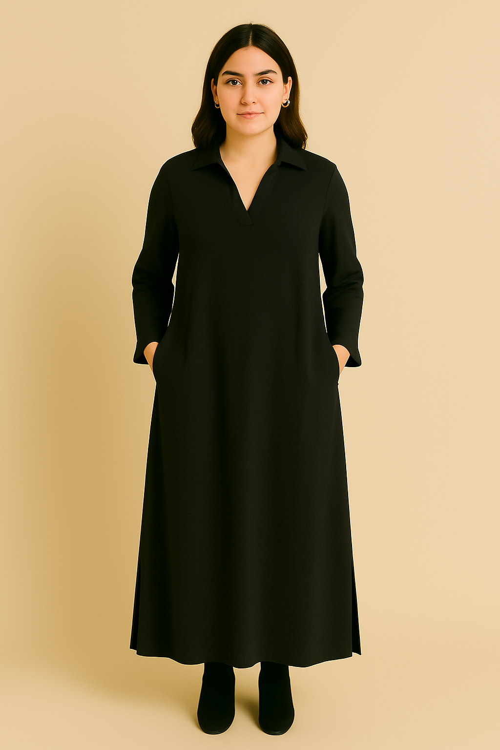 Norah | Women's Loose-fitting Long Dress with Split