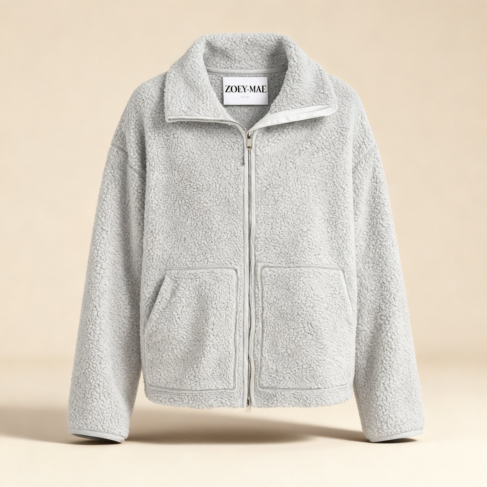 Araminta - Oversized Double zipper Winter Jacket