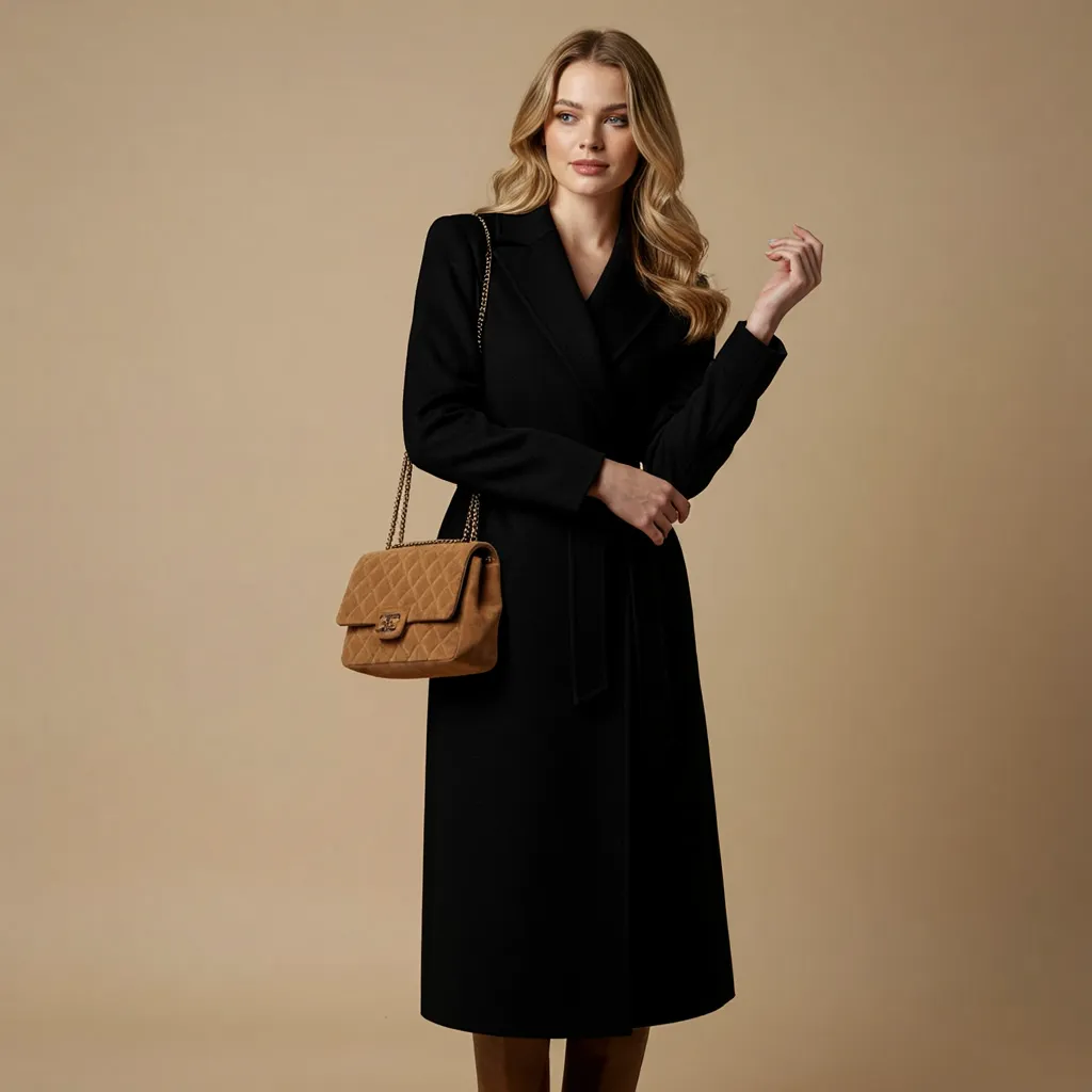 ilse - Chic Belted Long Coat