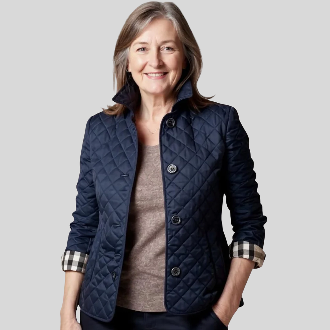 Vanity | Casual Quilted Jacket with Turned-Down Collar