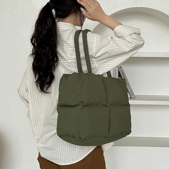 Dames Puffer Tote Bag | Lua