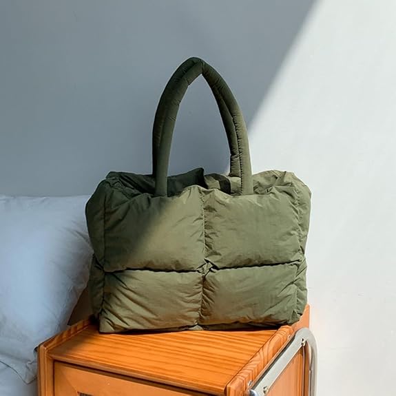 Dames Puffer Tote Bag | Lua