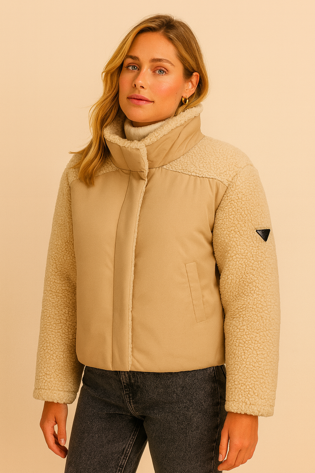 Dames Bomberjack met Teddyvoering | Baukje