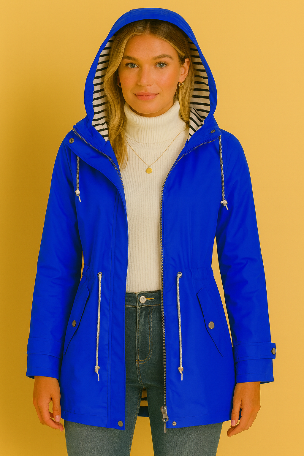 Dames Waterdichte Regenjas met Capuchon | Billy