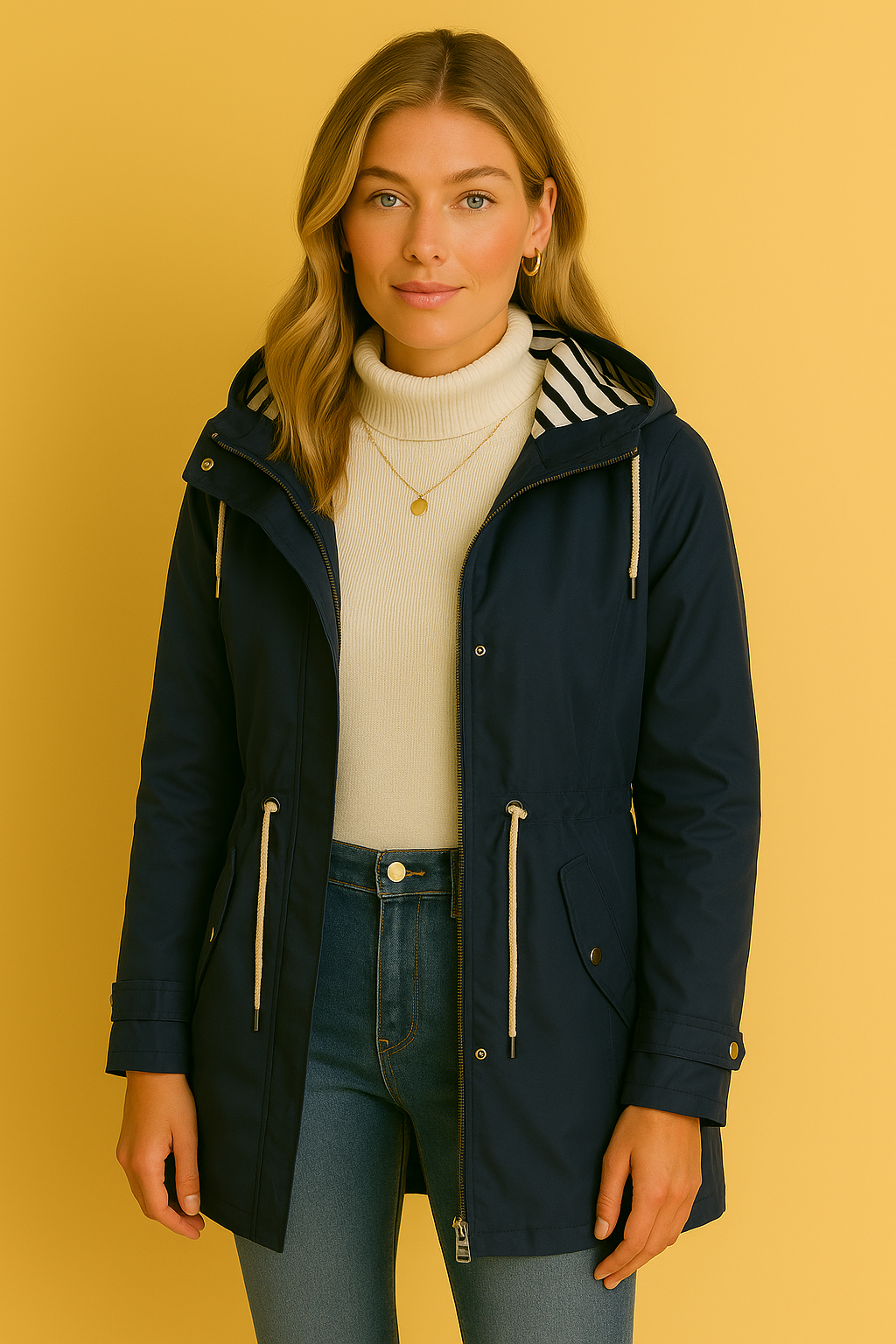 Dames Waterdichte Regenjas met Capuchon | Billy