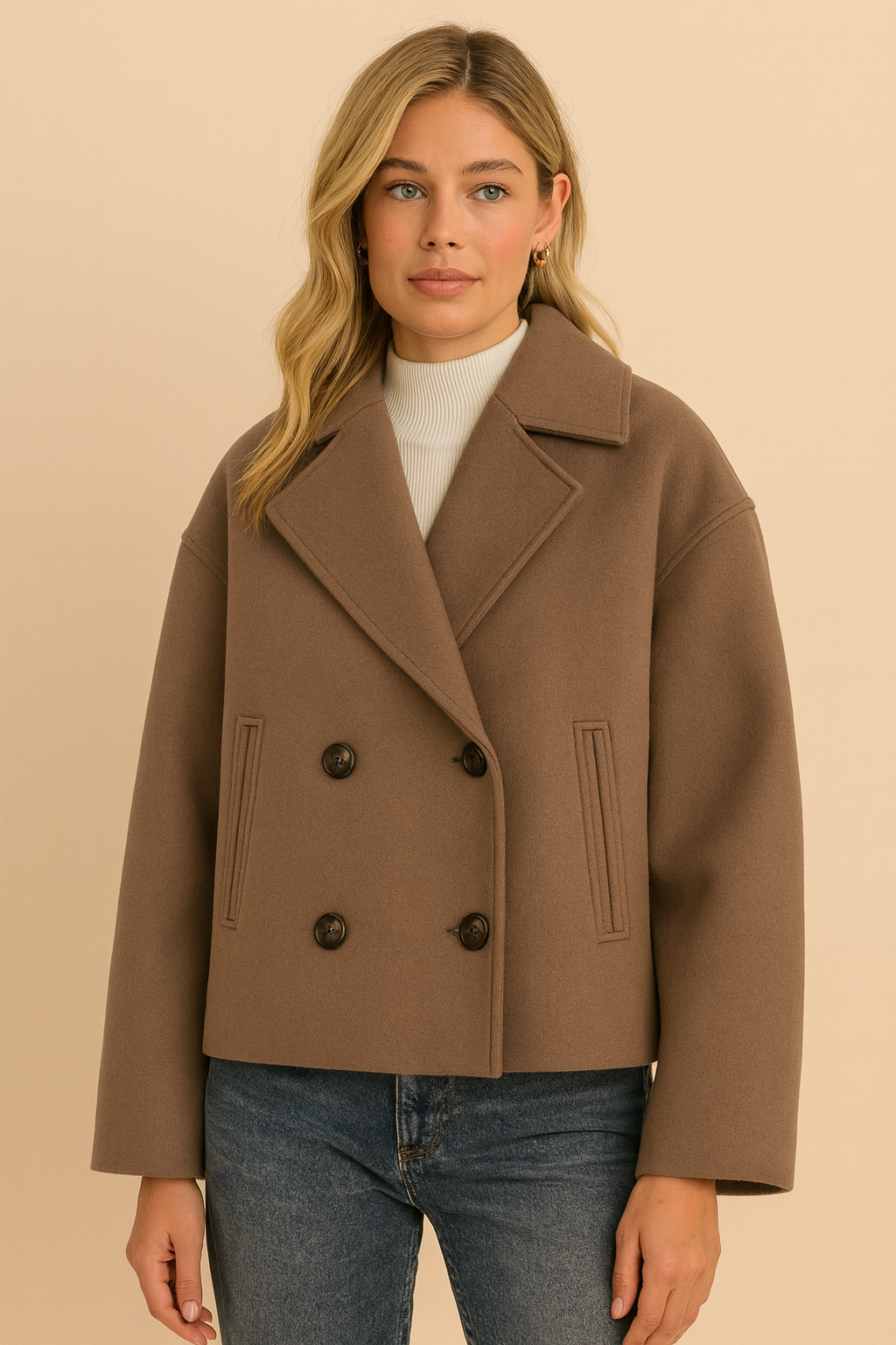 Dames Stijlvolle Korte Jas | Birgit