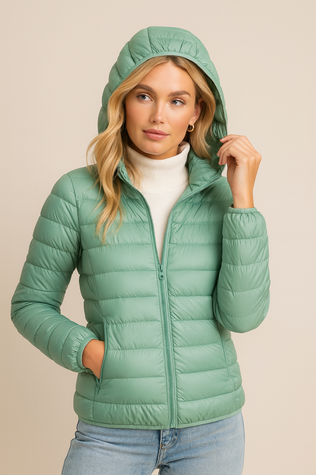 Dames Ultralichte Donsjas met Capuchon | Bobby