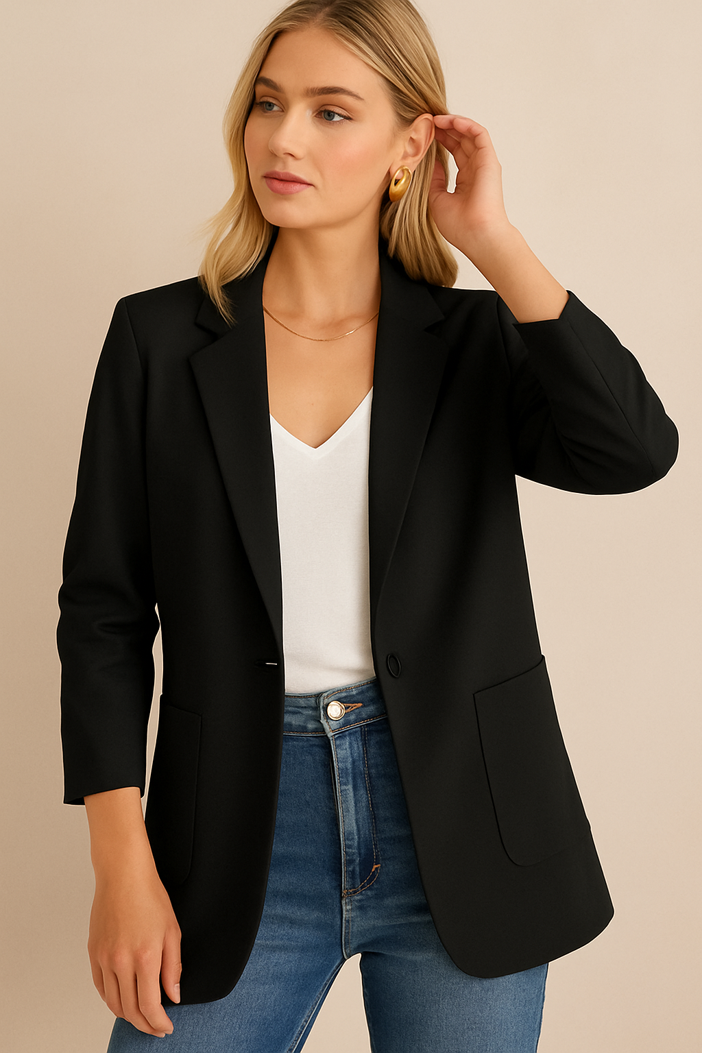 Dames Stijlvolle Blazer met Grote Zakken | Britt