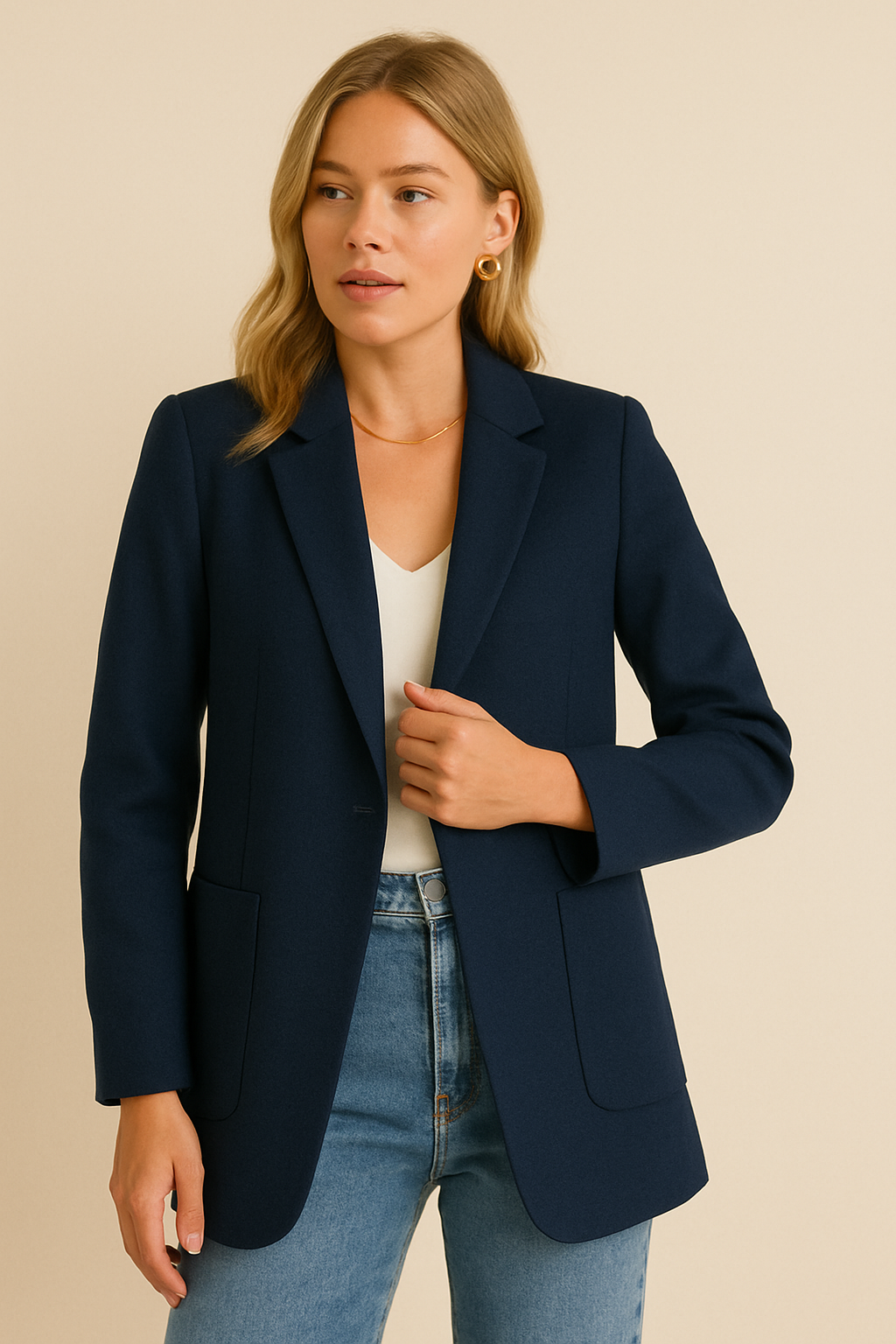 Dames Stijlvolle Blazer met Grote Zakken | Britt