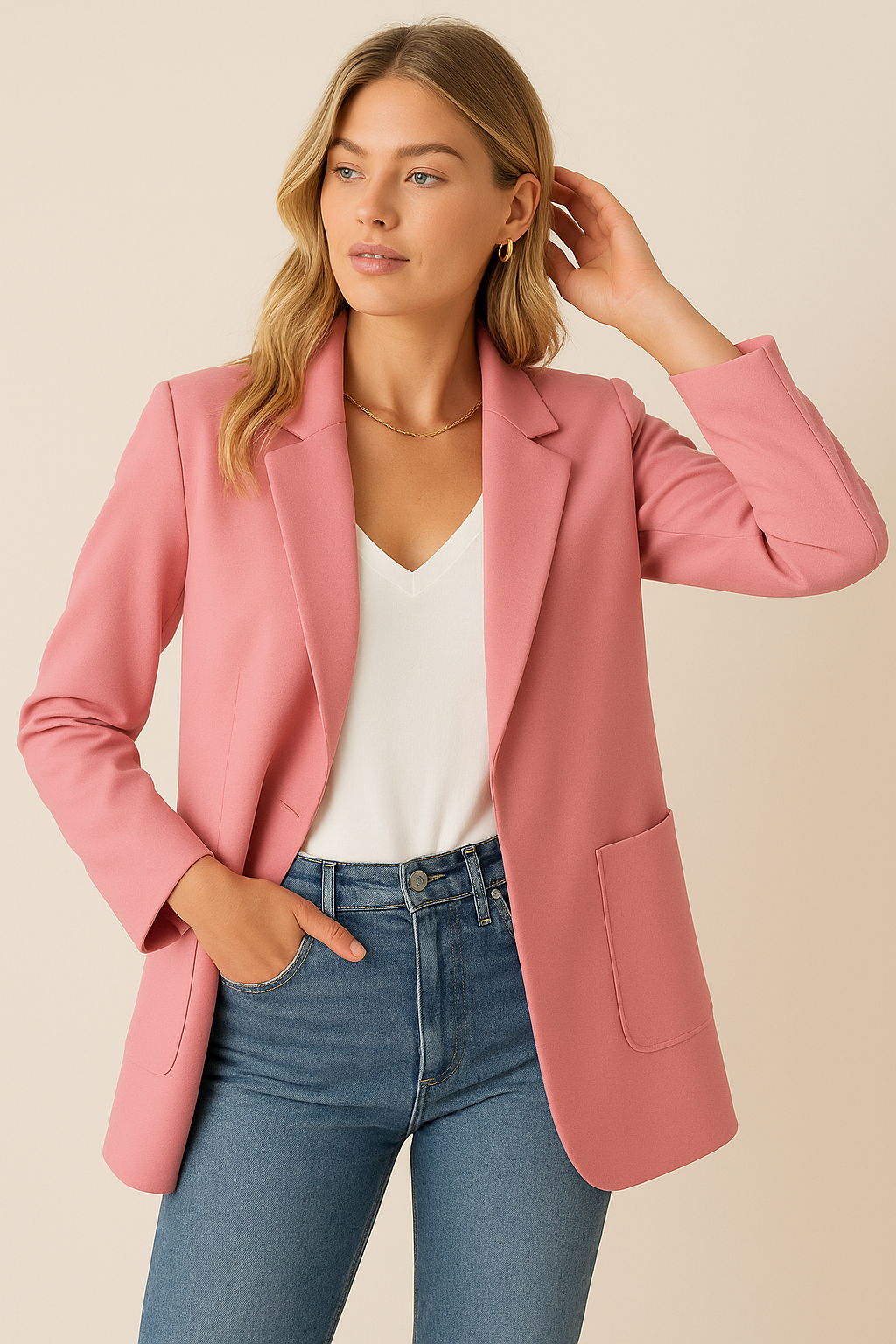 Dames Stijlvolle Blazer met Grote Zakken | Britt
