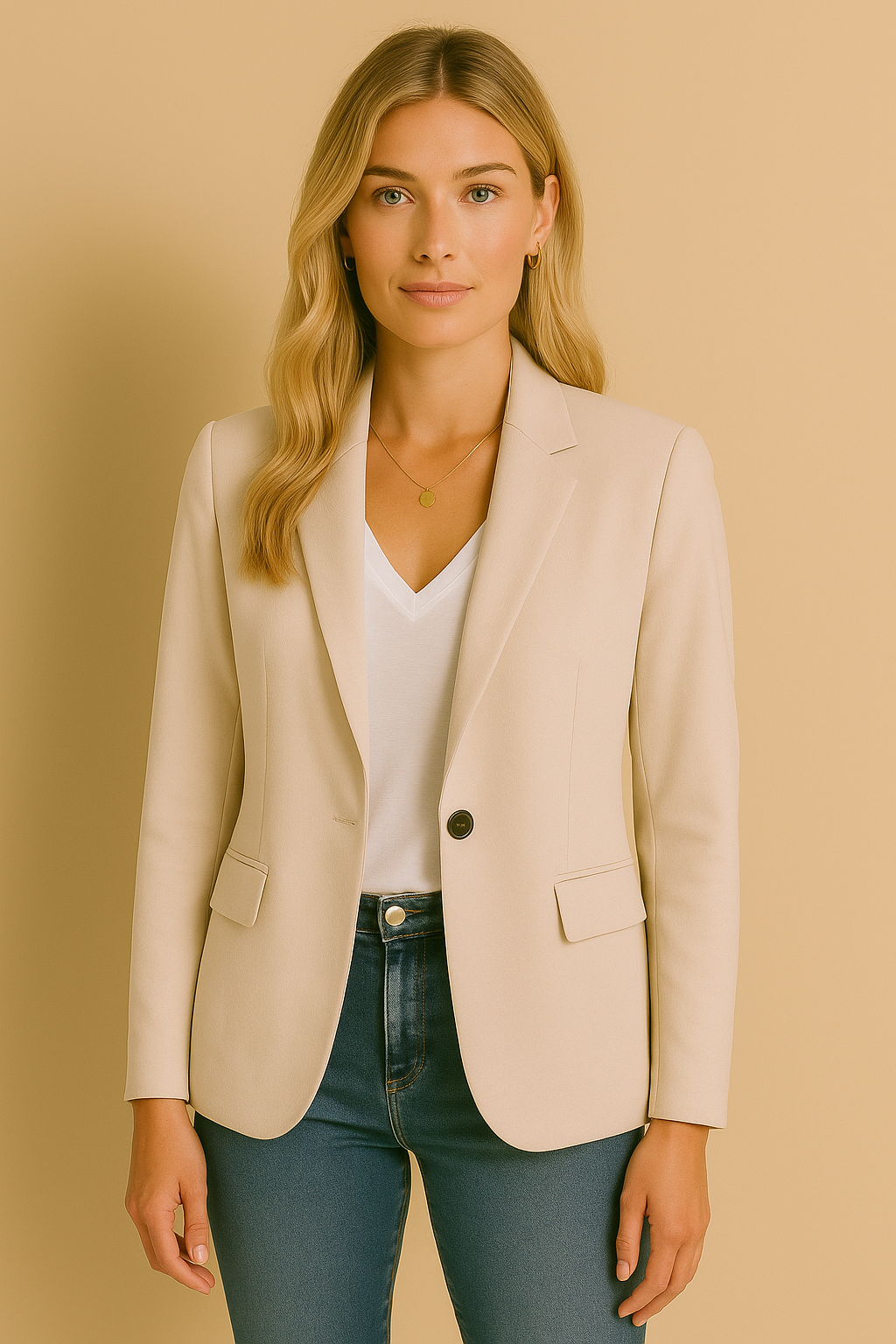 Dames Elegante Blazer met Knopen | Brooke