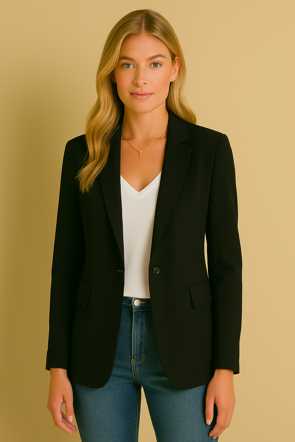 Dames Elegante Blazer met Knopen | Brooke
