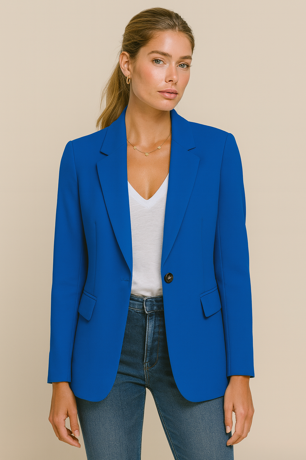 Dames Elegante Blazer met Knopen | Brooke