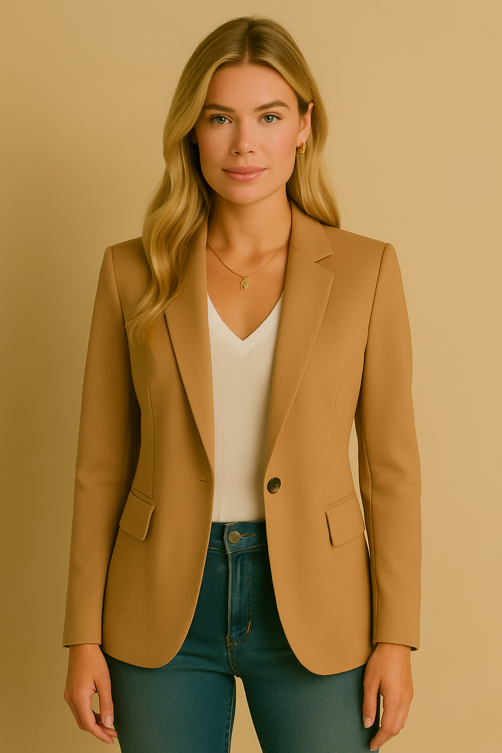 Dames Elegante Blazer met Knopen | Brooke