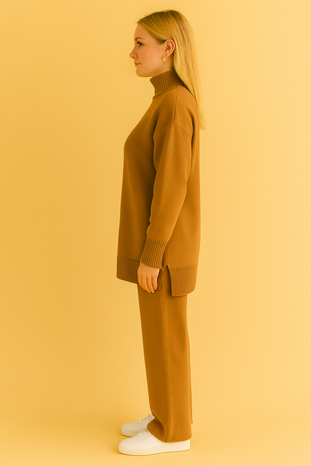 Dames 2-Delige Gebreide Set – Coltrui & Rechte Joggingbroek | Danusia