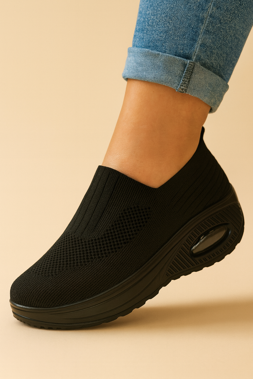 Dames Comfortabele Orthopedische Slip-On Sneakers | Evie