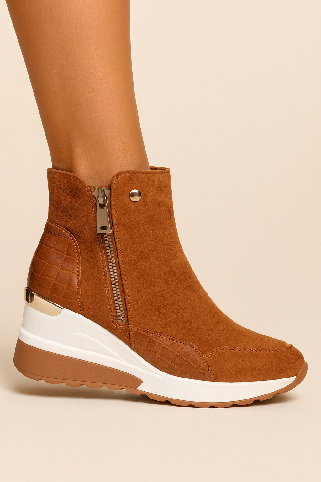 Dames Trendy Enkellaarsjes | Erika