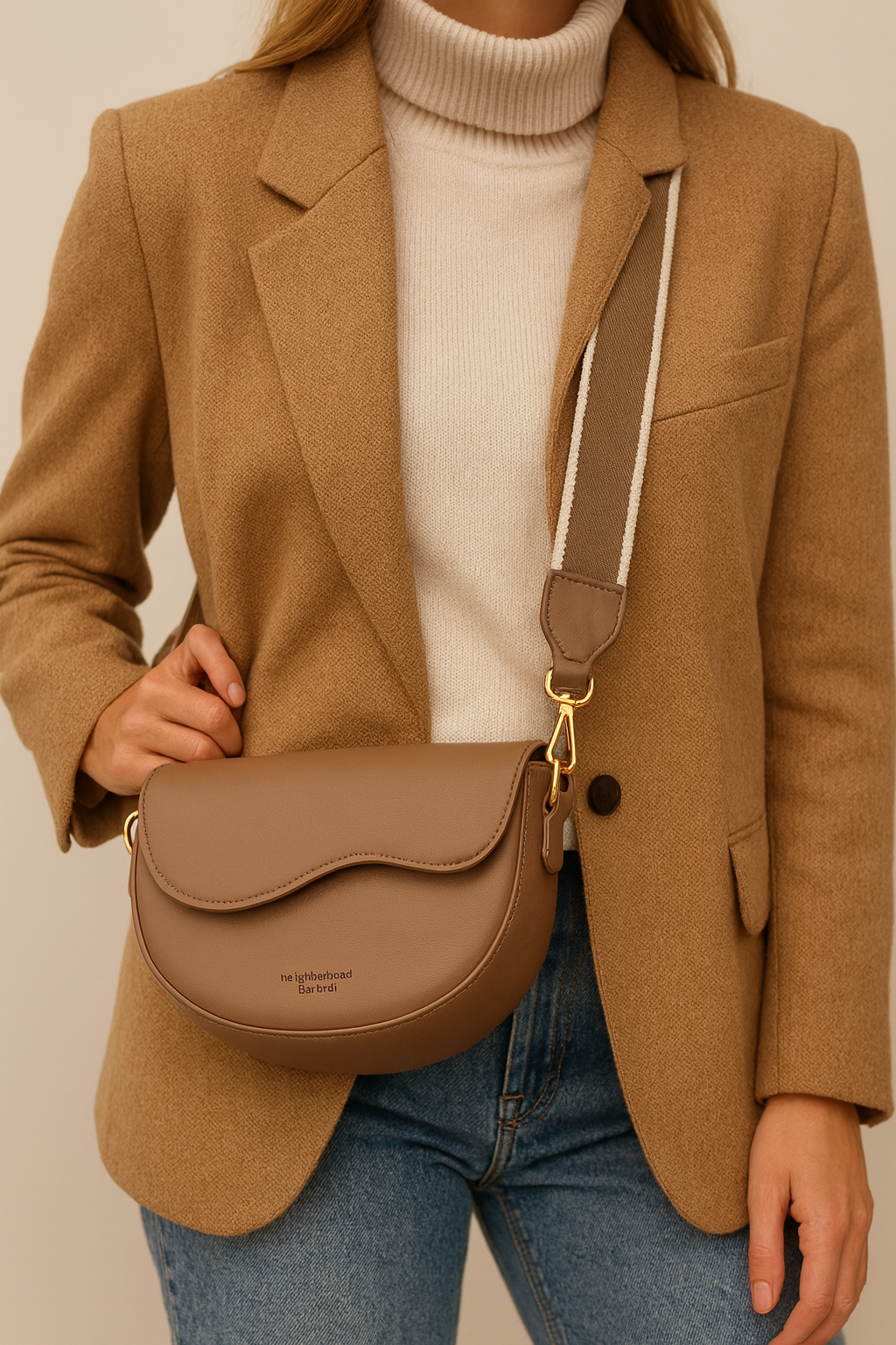 Dames Crossbody Tas van Vegan Leer | Leilani