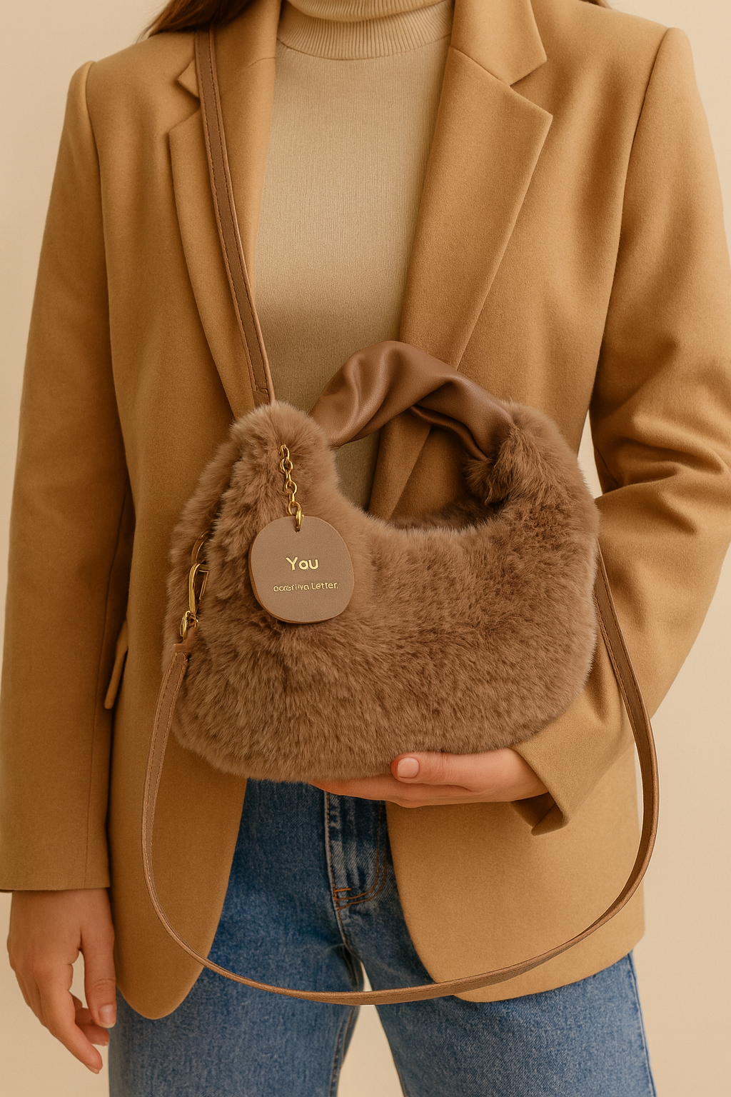Dames Faux Fur Handtas | Lonny