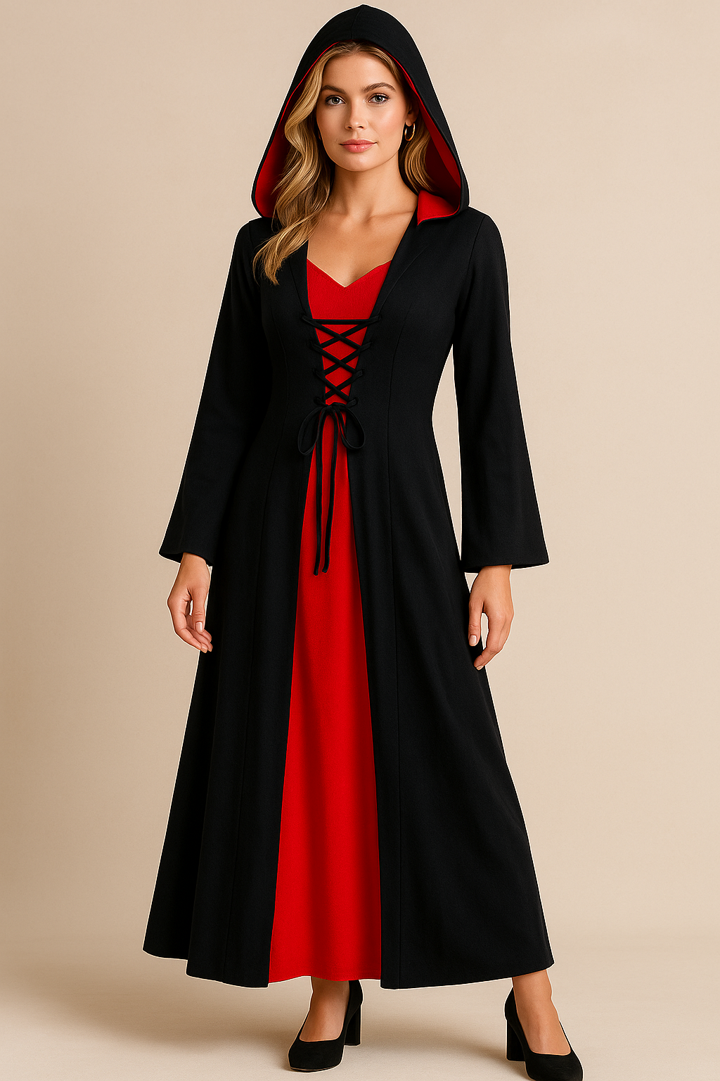 Dames Verkleedjurk met Capuchon | Marissa