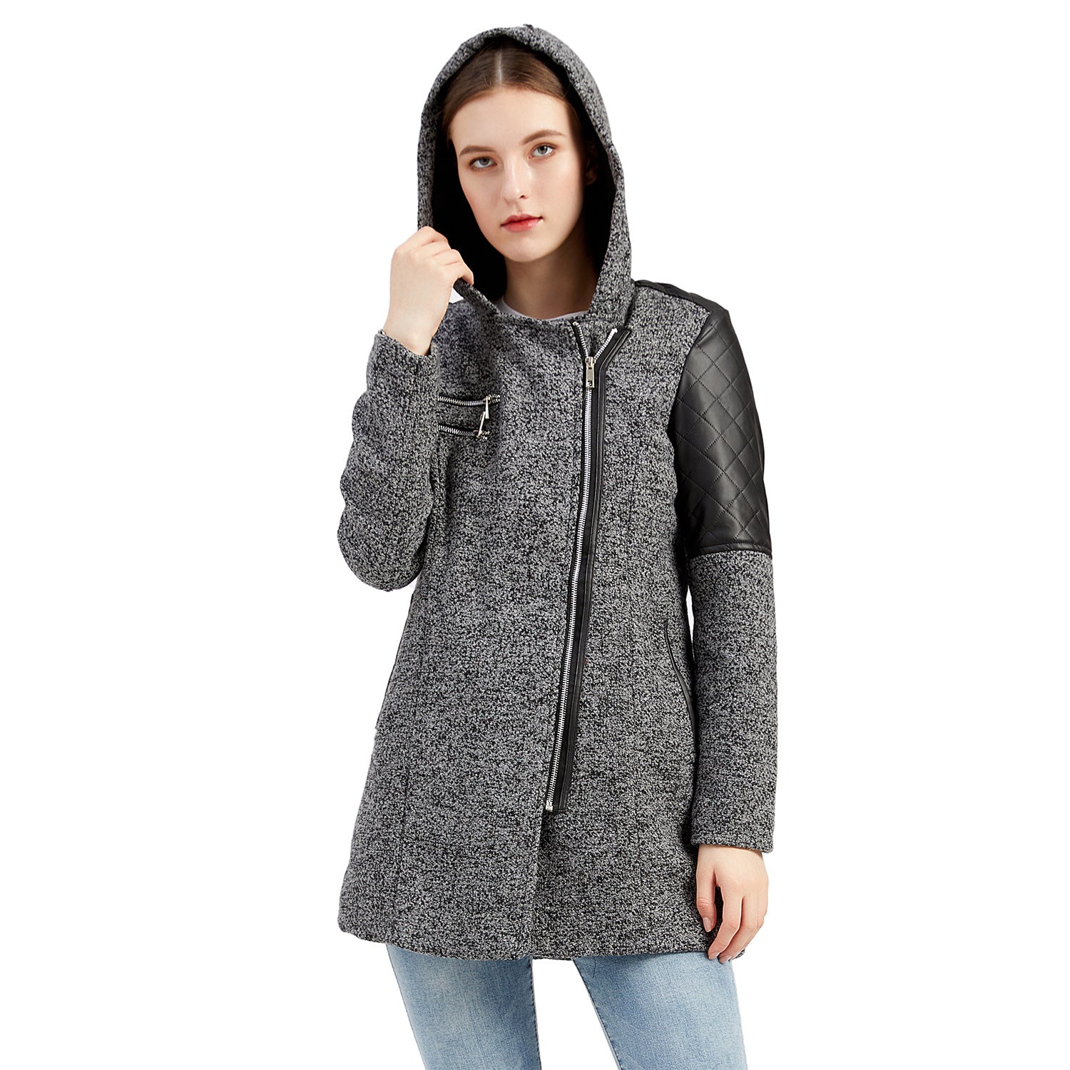 Stijlvolle Dames Tussenjas met Capuchon en Quilted Details | Bea