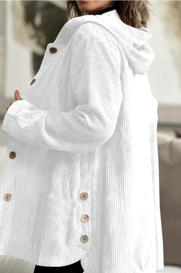 Velicia | Cozy Corduroy Hooded Jacket