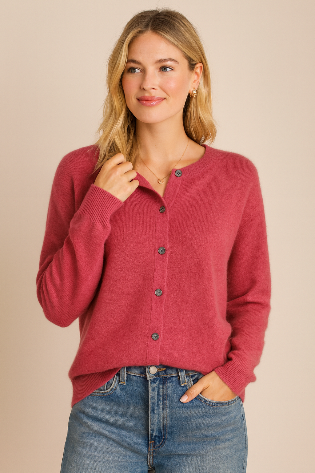 Dames Vest met Ronde Hals | Raquel