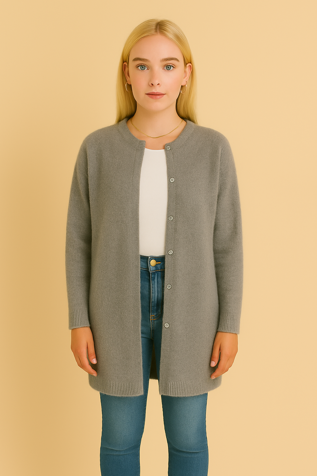 Dames Zacht Gebreid Vest | Roxanne