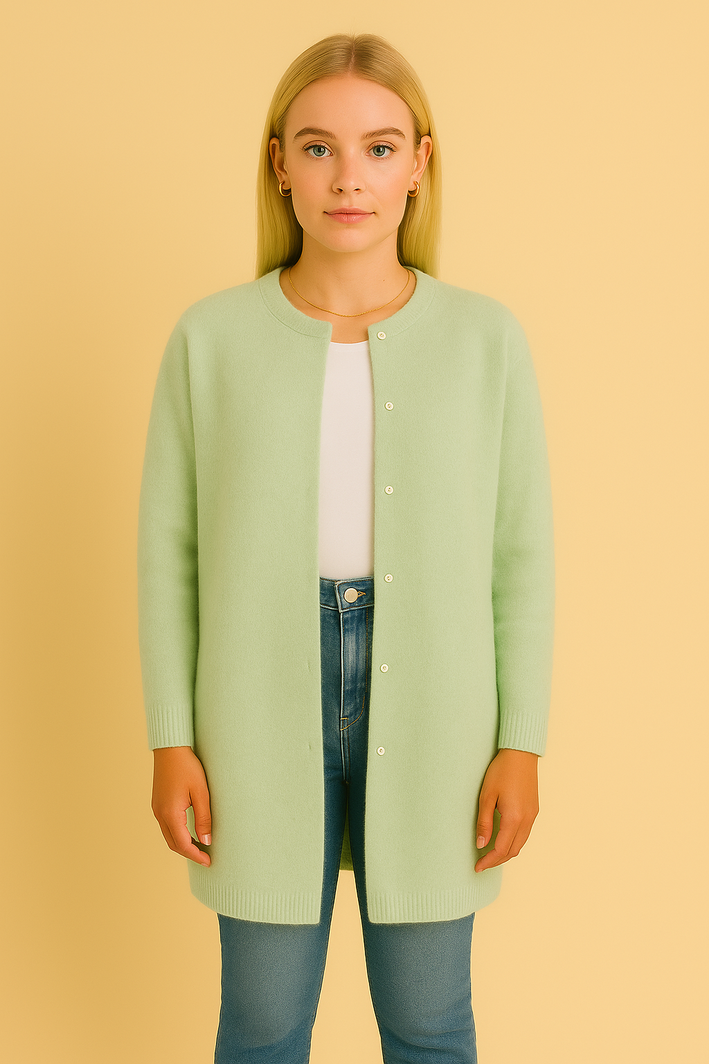 Dames Zacht Gebreid Vest | Roxanne