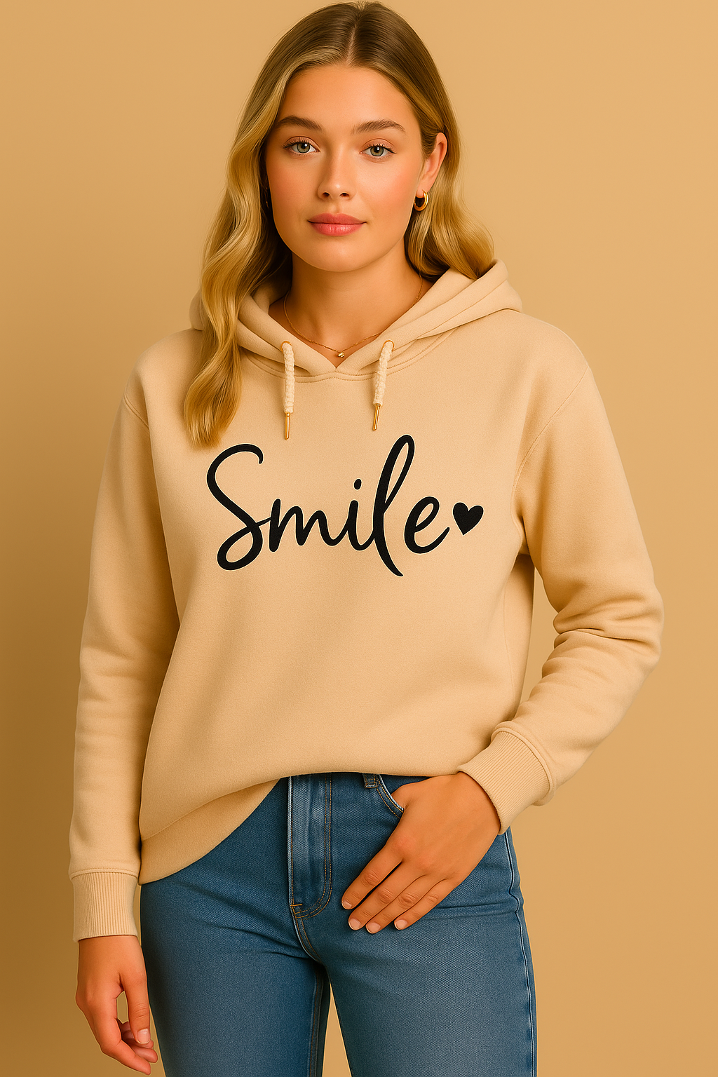 Dames Hoodie met Print | Sally