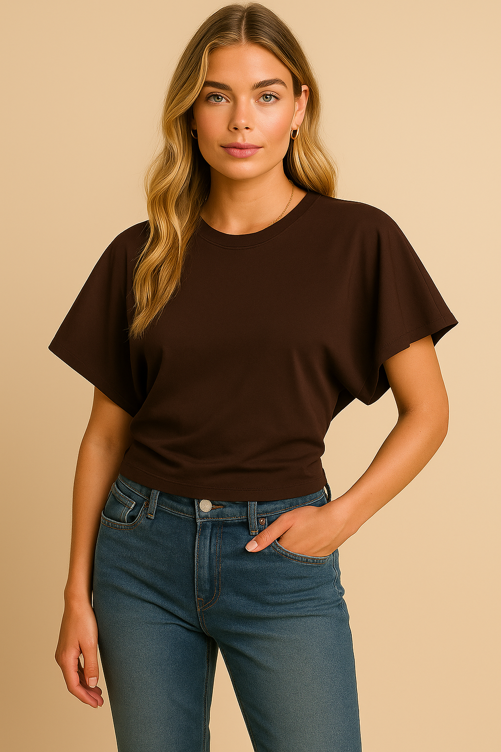 Dames Stijlvolle Top met Oversized Mouwen | Tori