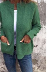 Dames Gebreid Vest met Ritssluiting | Resley