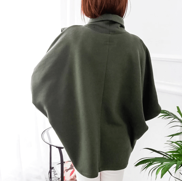 Dames Oversized Coltrui met Asymmetrische Snit | Rachana