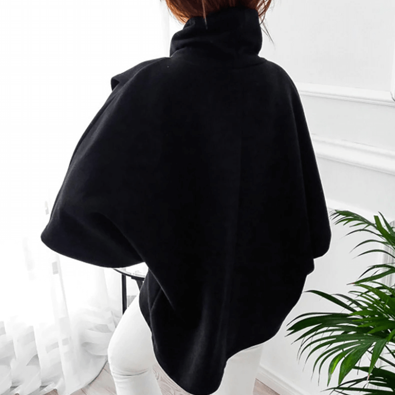 Dames Oversized Coltrui met Asymmetrische Snit | Rachana