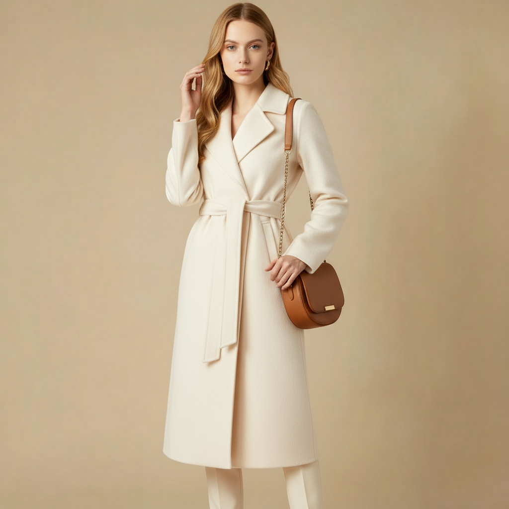 ilse - Chic Belted Long Coat