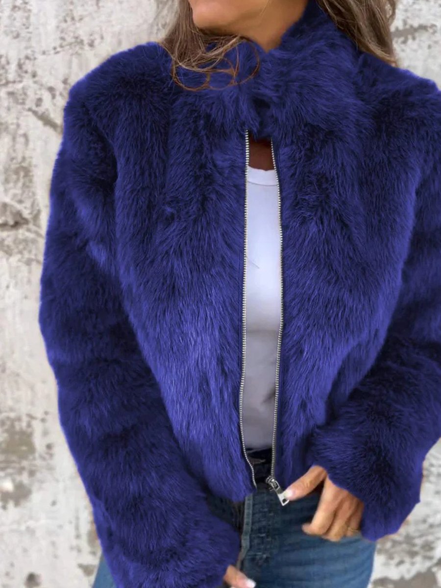 Dames Elegante Faux Fur Jas | Banou