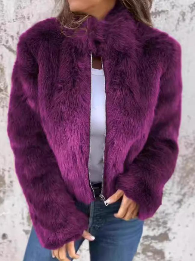 Dames Elegante Faux Fur Jas | Banou