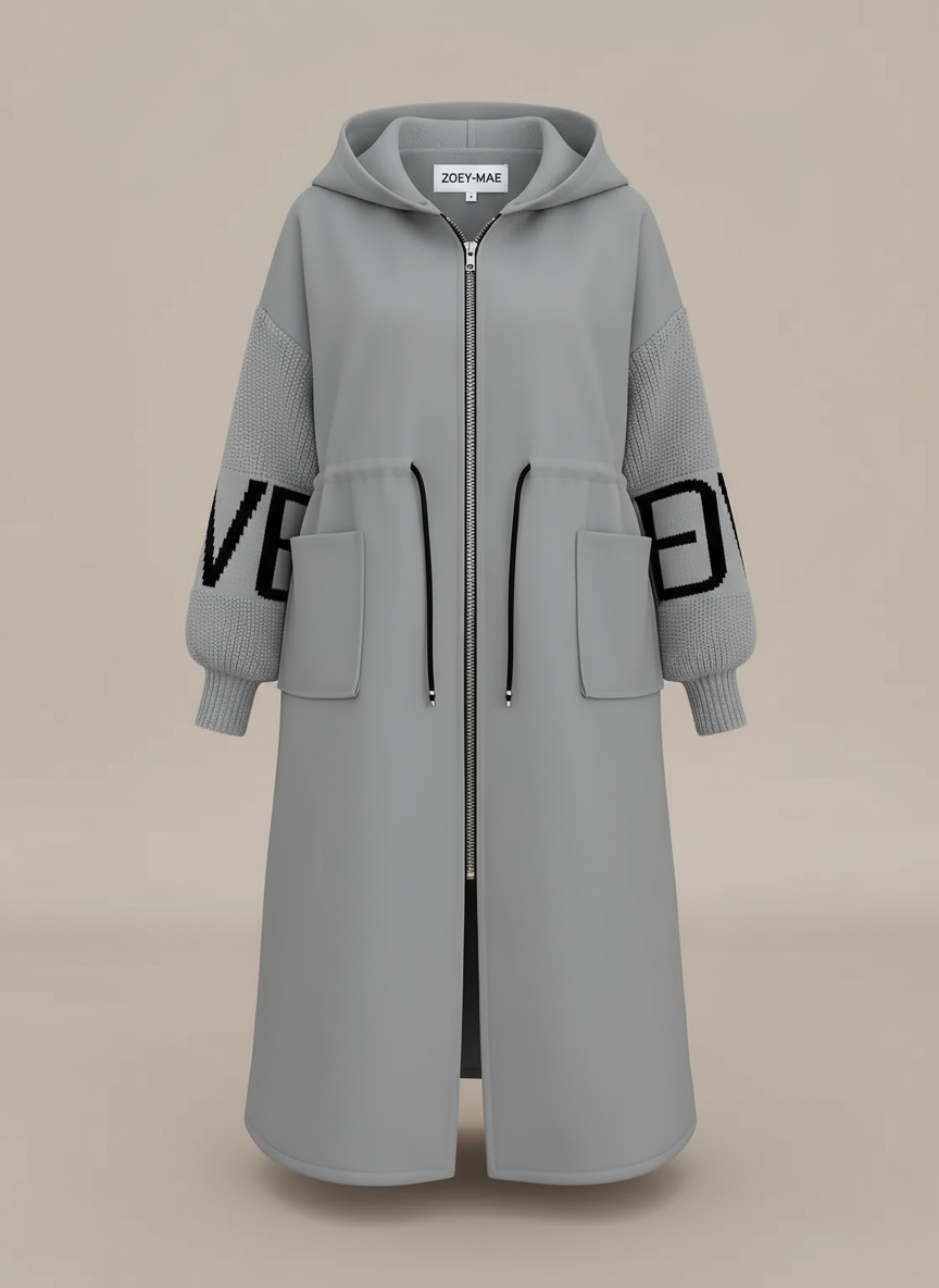 Fleur| Elegant Hooded Coatigan