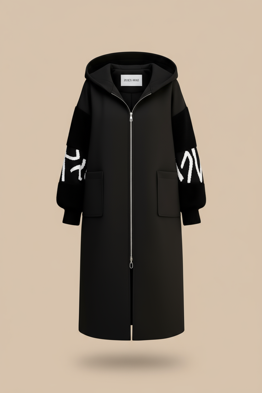 Fleur| Elegant Hooded Coatigan