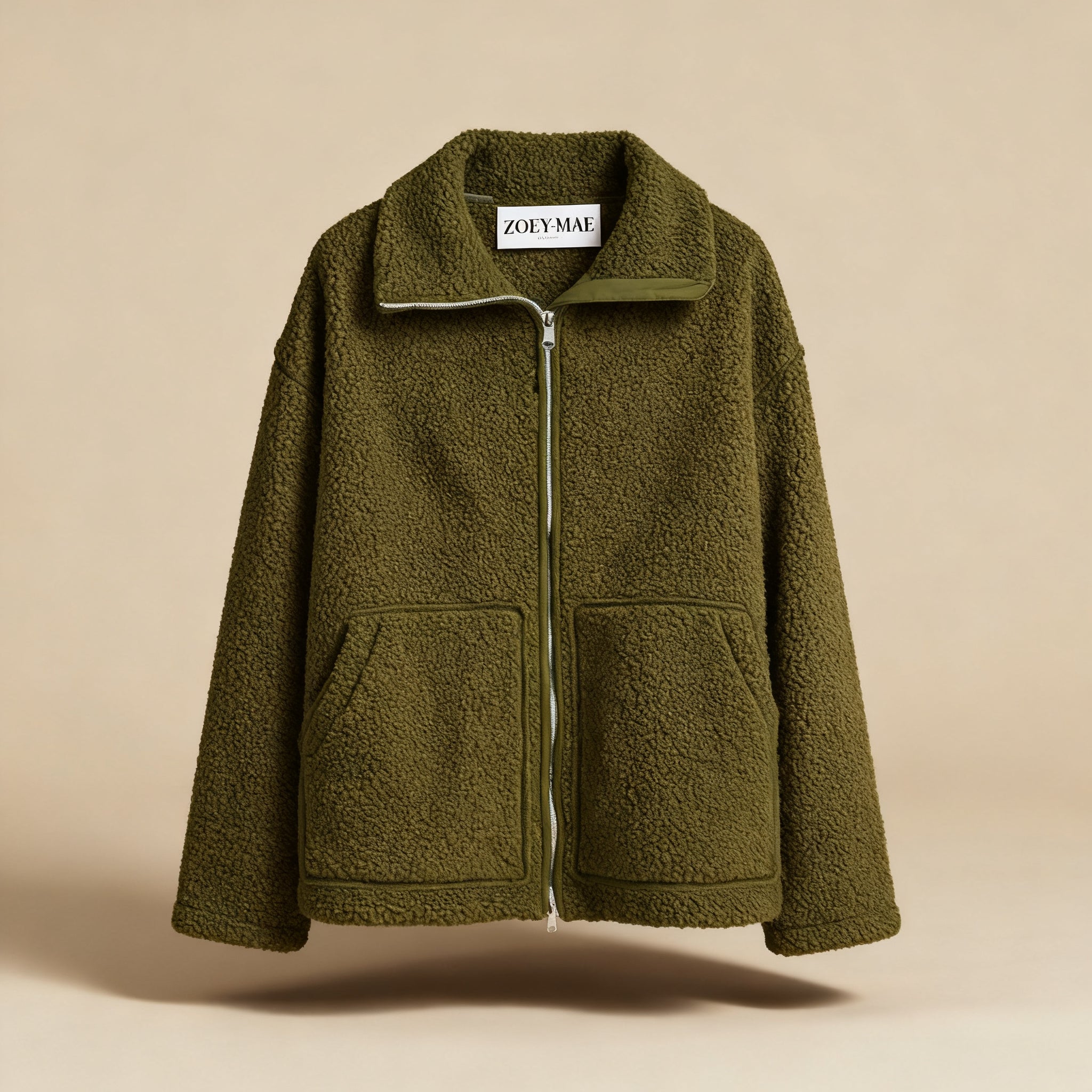 Araminta - Oversized Double zipper Winter Jacket