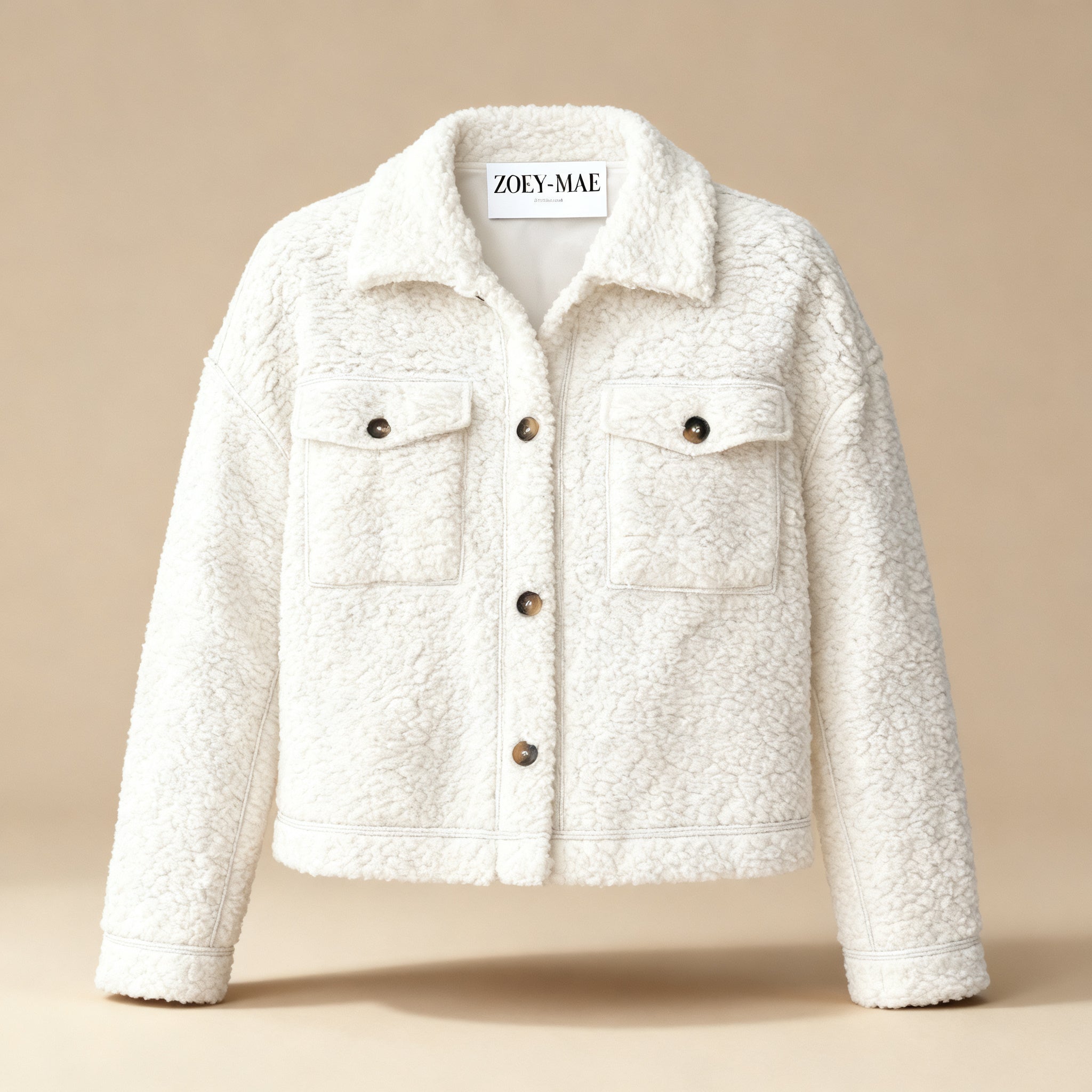 Azalea - Autumn Winter New Long sleeved Plush Jacket