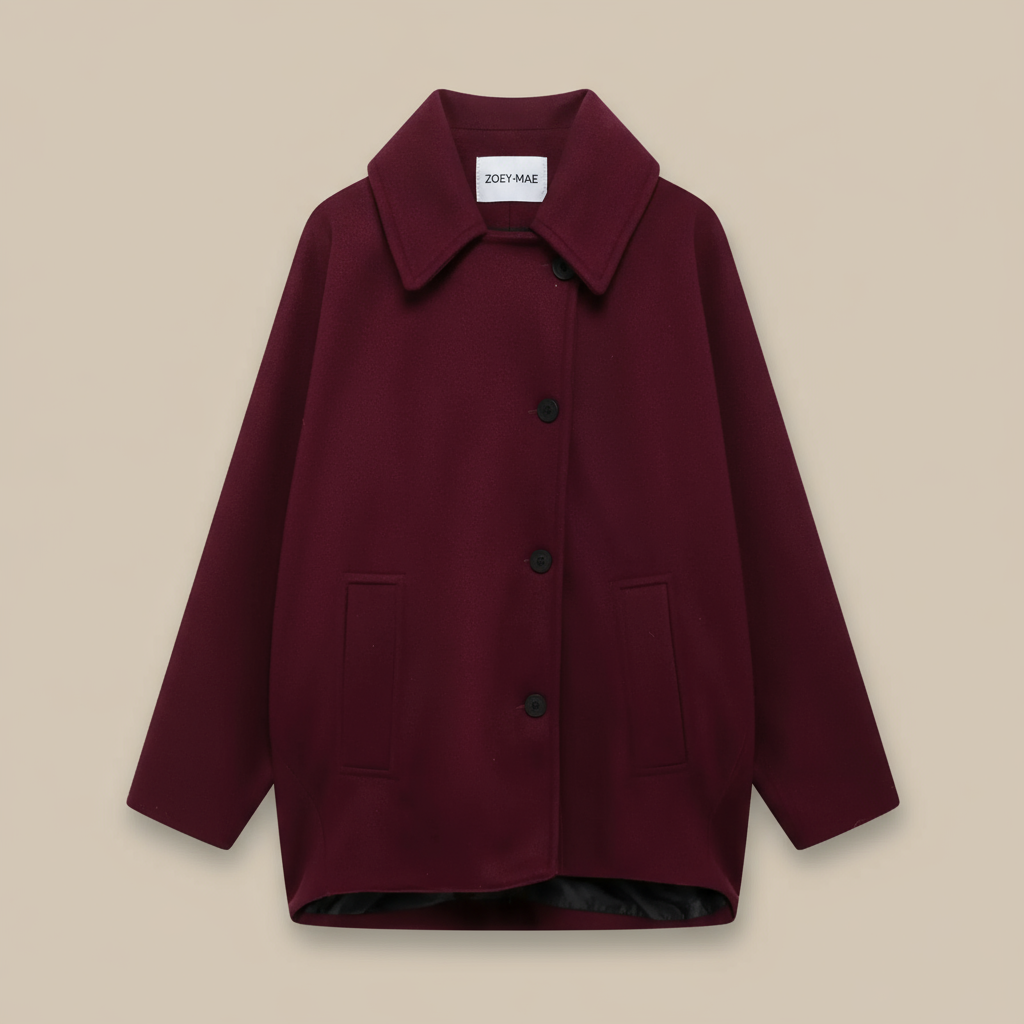 Flavia - Winter Women Loose Short Jacket Stand Collar