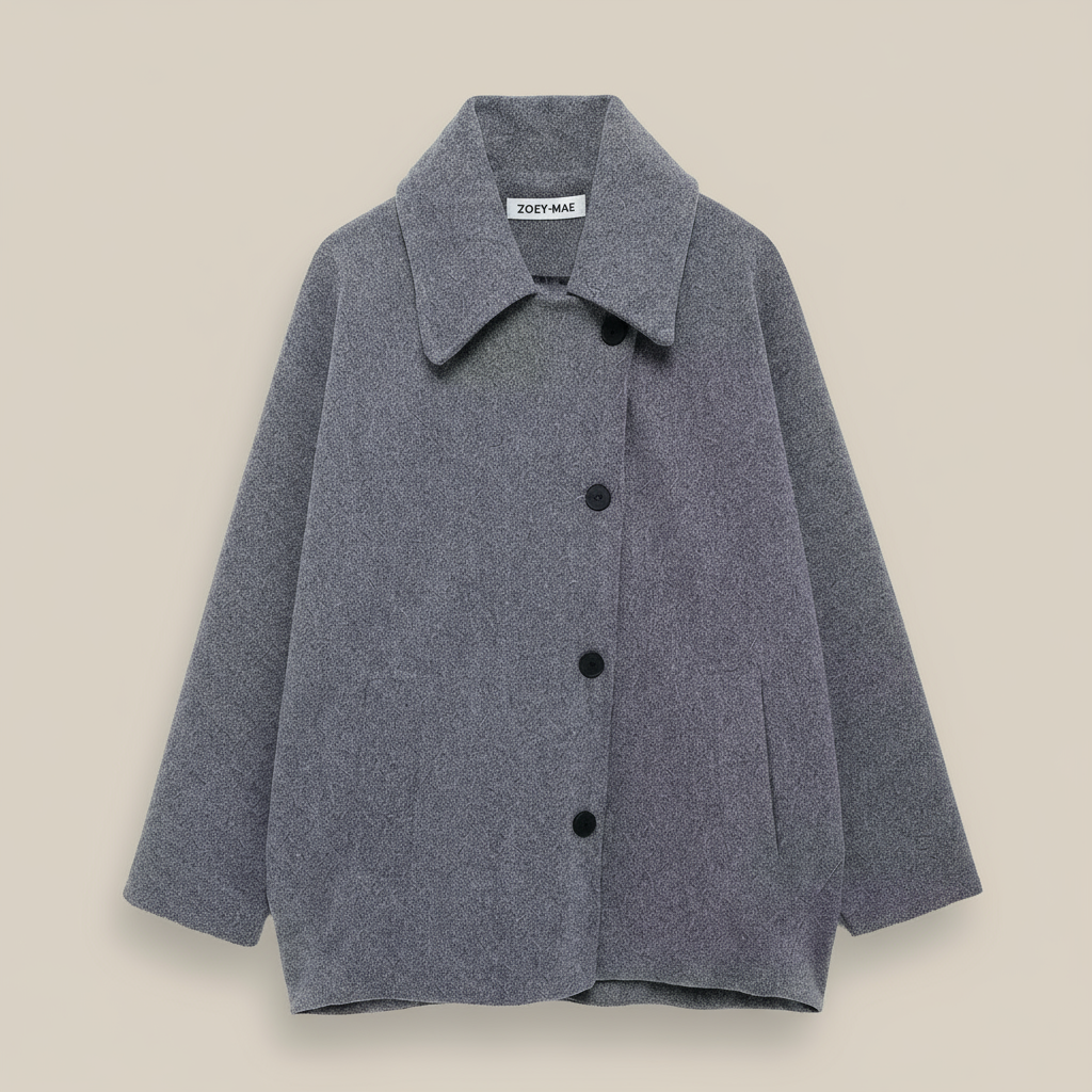 Flavia - Winter Women Loose Short Jacket Stand Collar