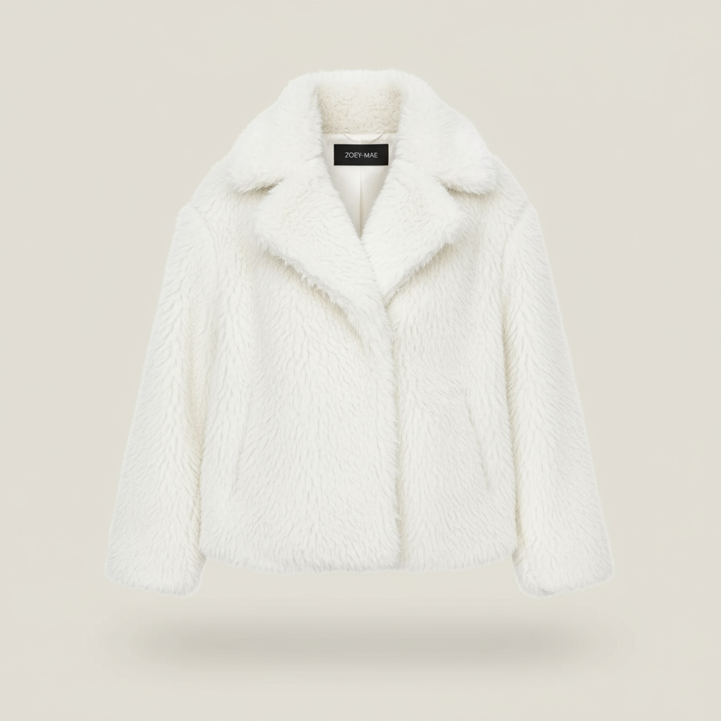 Eugenia - Women Elegant Faux Fur Coat Warm Fluffy