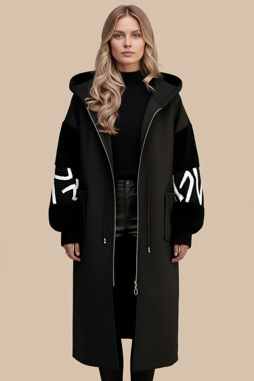 Fleur| Elegant Hooded Coatigan