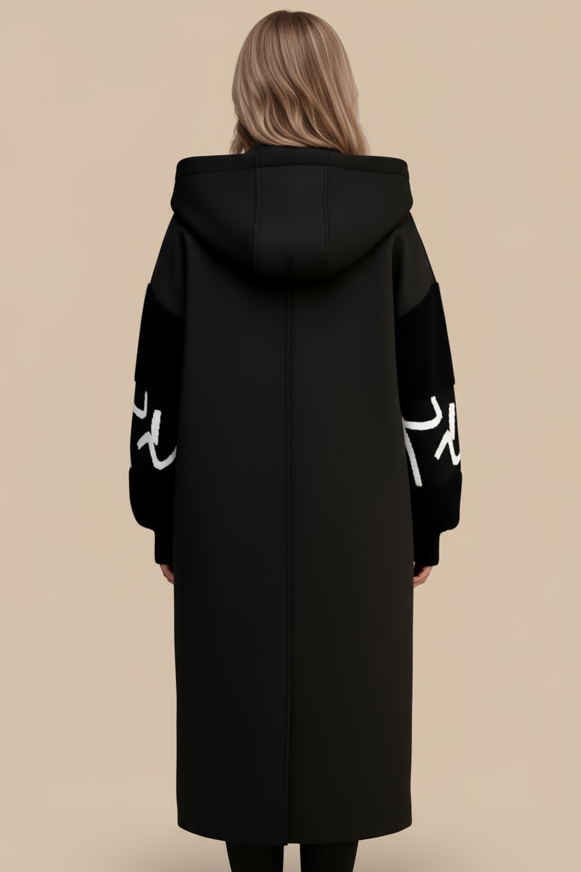 Fleur| Elegant Hooded Coatigan