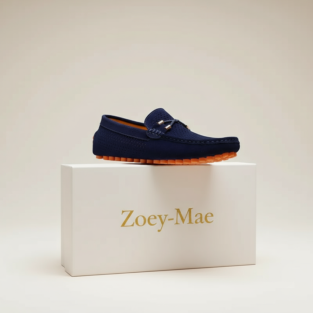 GIANNI PERFORATED LEATHER LOAFERS