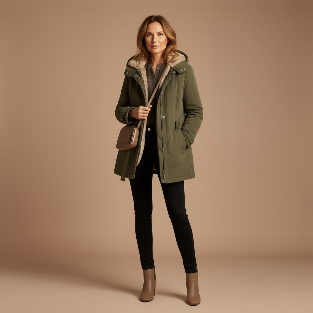 Misha - Cozy Faux Fur Lined Coat