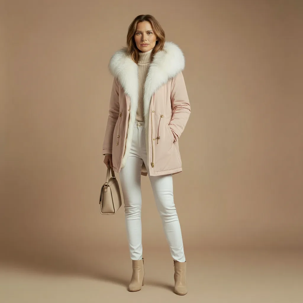 ivana - Insulated Waterproof Winter Coat with Fur Lining