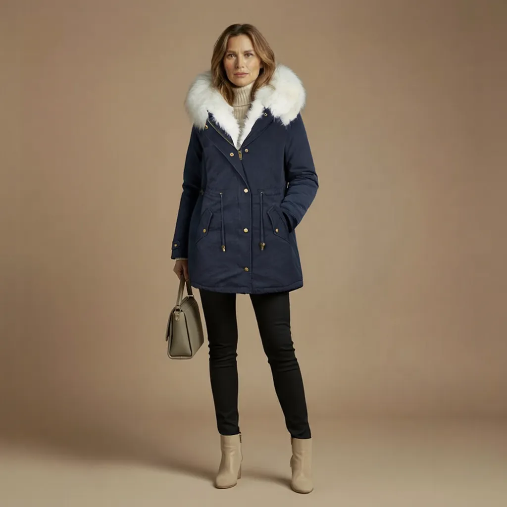 ivana - Insulated Waterproof Winter Coat with Fur Lining
